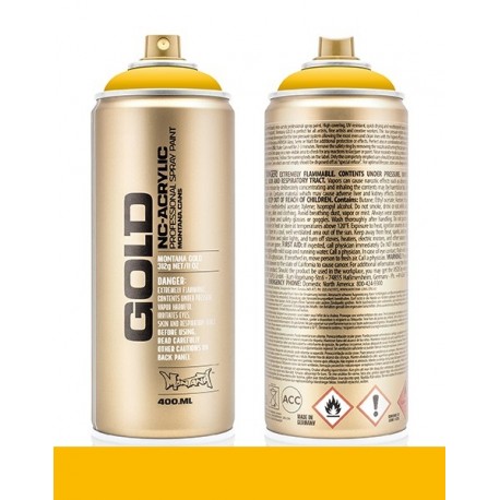 Montana Gold 400ml Shock 1010 Yellow 