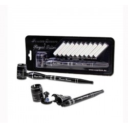 Screen Queen Pfeifen-Set inkl. Royal Aktivkohle-Adapter/Filter Black