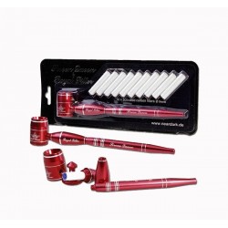 Screen Queen Set inkl. Royal Aktivkohle-Adapter und Filter Red