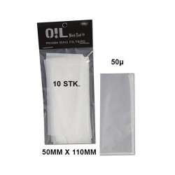 Oil Black Leaf Rosin Bag Filters 50x110mm 50µ 10er Pack