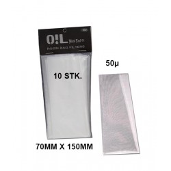 Oil Black Leaf Rosin Bag Filters 70x150mm 50µ 10er Pack