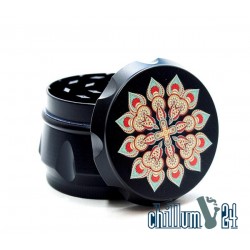  Alu-Grinder 4-teilig 55mm Black Mandala 3