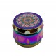  Alu-Grinder 4-teilig 55mm Rainbow Mandala 1