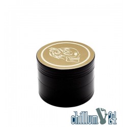  Alu-Grinder 4-teilig 50mm Black Silver Skull 1
