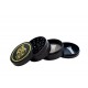  Alu-Grinder 4-teilig 50mm Black Gold Skull 1