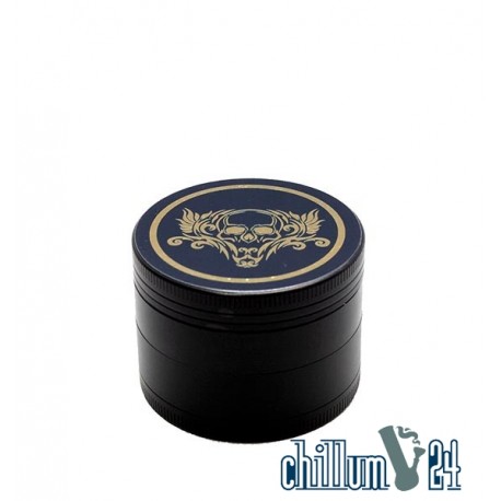  Alu-Grinder 4-teilig 50mm Black Gold Skull 2