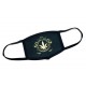 Mundschutz Behelfsmaske One Size Black Hemp Leaf Gold