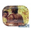 Metall Rolling Tray Buddha 18x14cm