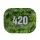 Metall Rolling Tray 420 Green 18x14cm