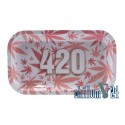 Metall Rolling Tray 420 Pink 27x16cm