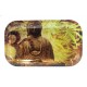 Metall Rolling Tray Buddha 27x16cm