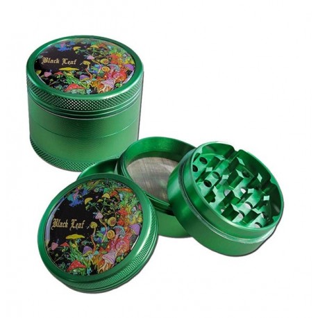 Black Leaf Alu-Grinder 4-tlg. Mushroom Green
