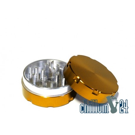 Alu-Grinder 50mm 2-Teilig Gold