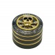 Champ High Metallgrinder Gold Skull 4-teilig 50mm