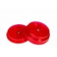 Acryl-Grinder mit Vorratsfach 60mm Red