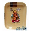 Metall Rolling Tray RAW Girl 34x27,5cm