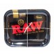Metall Rolling Tray RAW Black Big Size 34x27,5 cm