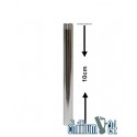 Alu-Chillum Fallrohr 10cm mit Außengewinde 