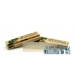 WOODZL Natural Hemp Rolling Papers + Tips 32 Blatt