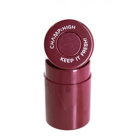 Champ High Vakuumdose Kunststoff 10cm hoch Wine Red