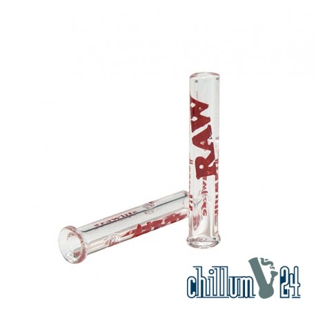 RAW Authentic Glass Rolling Tip Slim 6mm Länge ca. 36mm