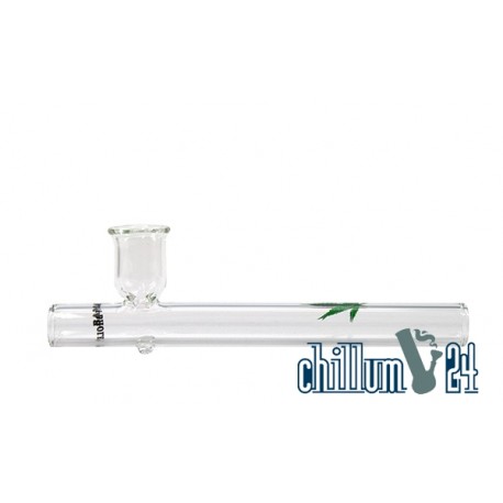 BamBamBohle Purpfeife Glas Kawumm Leaf 15 cm