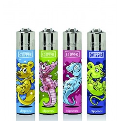 CLIPPER Feuerzeug Splash Animals