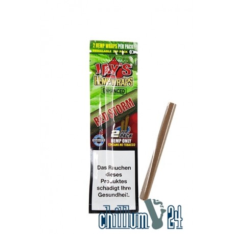 Juicy Hemp Enhanced Wraps 2x Red Storm