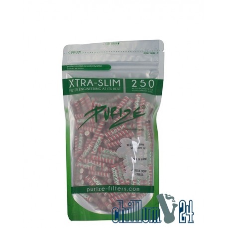 PURIZE Xtra Slim X-Mas Edition Aktivkohlefilter 250er