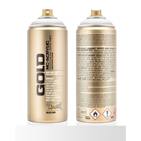 Montana GOLD 400ml Transparent Colors T9100 White