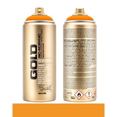 Montana GOLD 400ml Fluorescent Colors F2000 Power Orange
