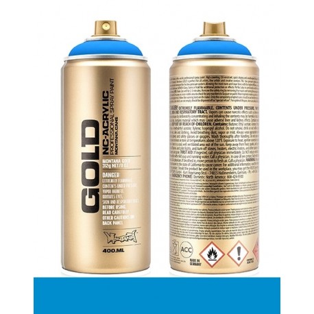 Montana GOLD 400ml Fluorescent Colors F5000 Flame Blue