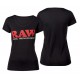 RAW Authentic Black Edition Girl V-Neck inkl. Paper u. Tips