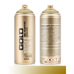 Montana GOLD 400ml Metallic Colors M3010 Gold Matt