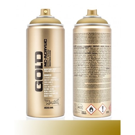 Montana GOLD 400ml Metallic Colors M3010 Gold Matt