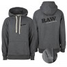 RAW Hoodie Grey Logo inkl. Paper u. Tips