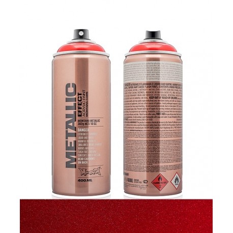 Montana 400ml Metallic Effect Lack EMC3020 Red