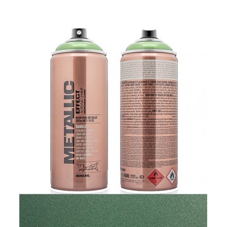 Montana 400ml Metallic Effect Lack EMC6040 Avocado Green