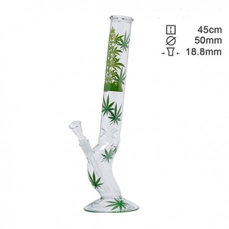 Leaf Jhari Hangover Glasbong Ice 18.8 green