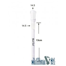 Black Leaf Schlitz-Diffusor-Chillum 14.5 - 14.5 Länge 13 cm