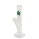 Greenline Leaf Glasbong Straight 14.5 20cm