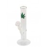 Greenline Leaf Glasbong Straight 14.5 20cm