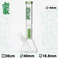 Glas Bong Amsterdam Dome Perc 30cm grün
