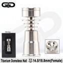 Grace Dabs Titanium Domeless Nail Removable 18.8 und 14.5 (female)