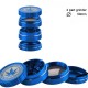 Grace Glass Amsterdam Grinder 4-Part 50mm Blue