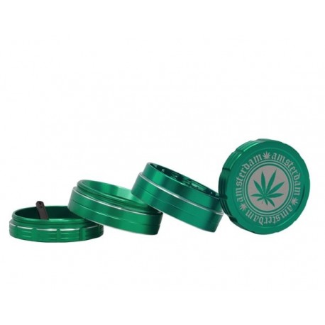 Grace Glass Amsterdam Grinder 4-Part 50mm Green