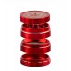 Grace Glass Amsterdam Grinder 4-Part 50mm Red
