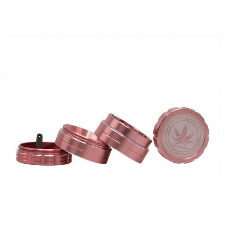 Grace Glass Amsterdam Grinder 4-Part 40mm Pink