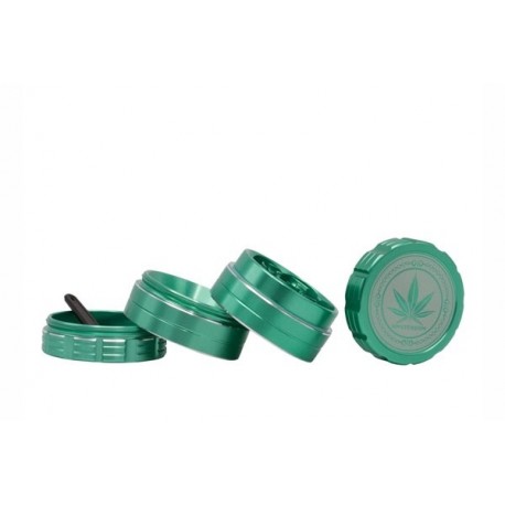 Grace Glass Amsterdam Grinder 4-Part 40mm Green