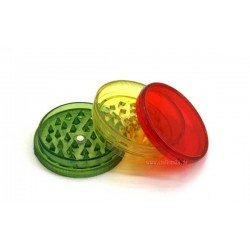 Acryl Grinder Rasta 3-teilig mit Magnet 